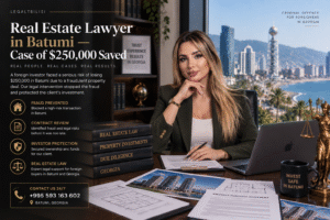 Real Estate Lawyer in Batumi— Case of $250,000 Saved