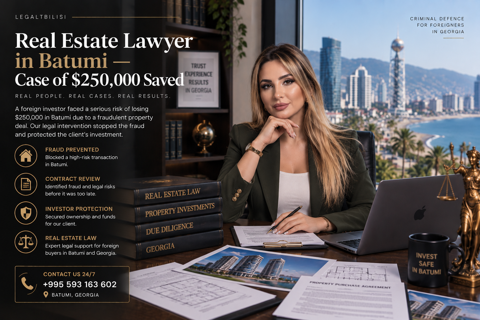 Real Estate Lawyer in Batumi— Case of $250,000 Saved