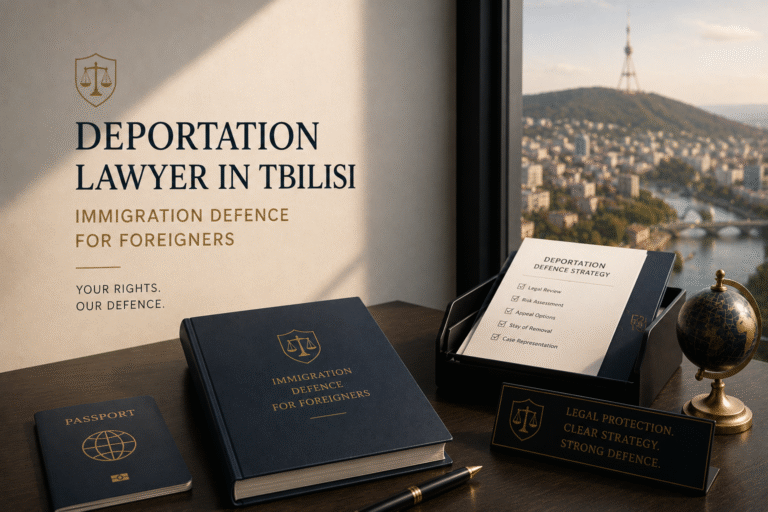 Deportation Lawyer in Tbilisi — Legal Defence for Foreigners in Georgia