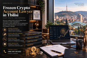 Frozen Crypto Account Lawyer in Tbilisi — Criminal Defence in Georgia