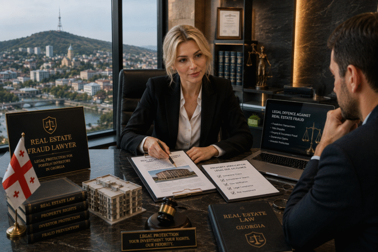 Real Estate Fraud Lawyer in Tbilisi — Legal Protection for Foreign Investors in Georgia