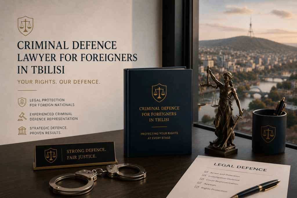 Criminal Defence Lawyer for Foreigners in Tbilisi
