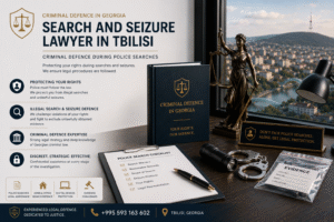 Search and Seizure Lawyer in Tbilisi — Criminal Defence During Police Searches