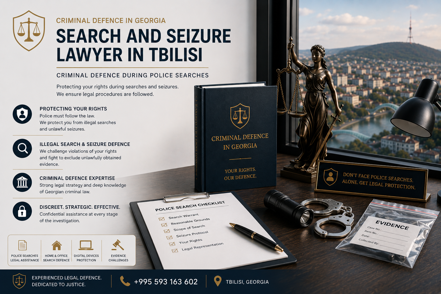 Search and Seizure Lawyer in Tbilisi — Criminal Defence During Police Searches