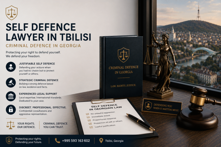Self Defence Lawyer in Tbilisi — Criminal Defence in Georgia